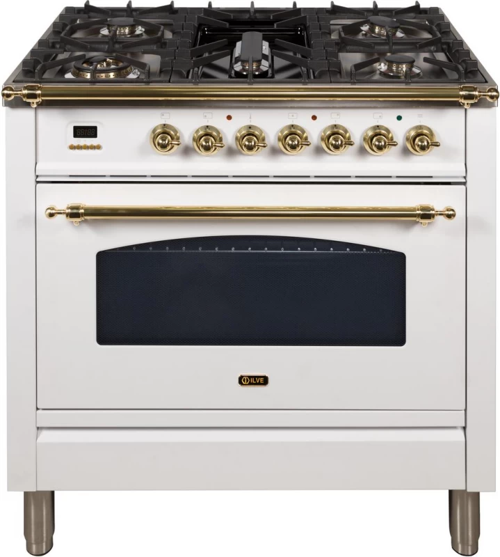Nostalgie Series 36" Liquid Propane Freestanding Range UPN90FDVGGBLP