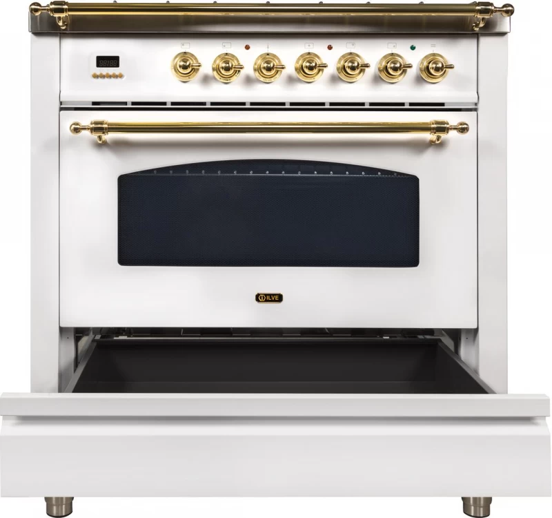 Nostalgie Series 36" Liquid Propane Freestanding Range UPN90FDVGGBLP