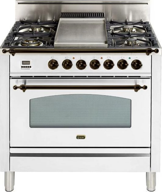 Nostalgie Series 36" Natural Gas Freestanding Range UPN90FDVGGBY