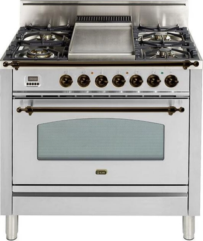 Nostalgie Series 36" Liquid Propane Freestanding Range UPN90FDVGGIYLP