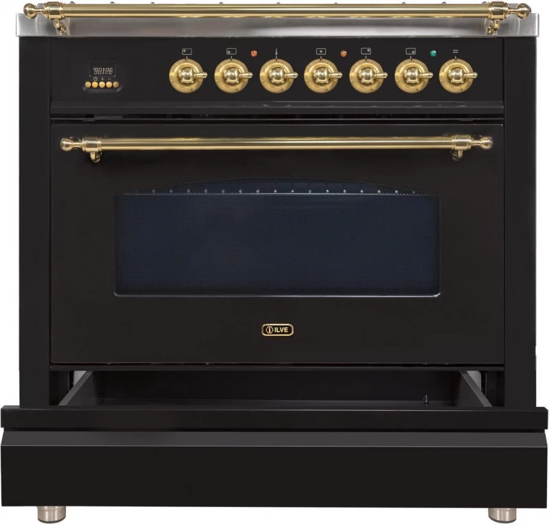 Nostalgie Series 36" Liquid Propane Freestanding Range UPN90FDVGGNLP