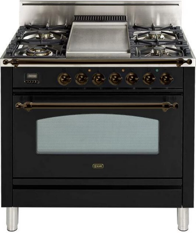 Nostalgie Series 36" Liquid Propane Freestanding Range UPN90FDVGGNYLP