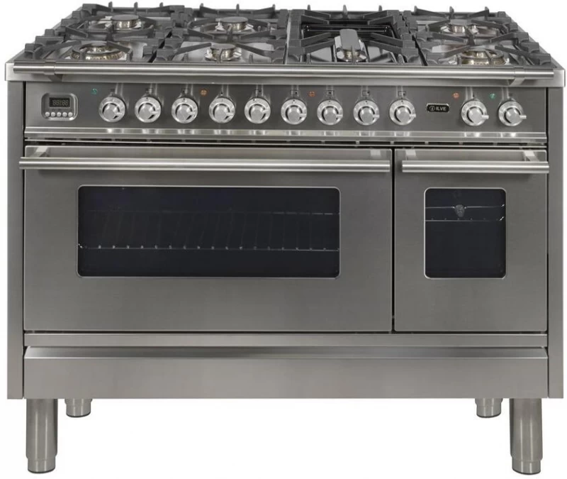 Professional Plus Series 48" Dual Fuel Natural Gas Freestanding Range UPW120FDMPI, product image 2 of 29