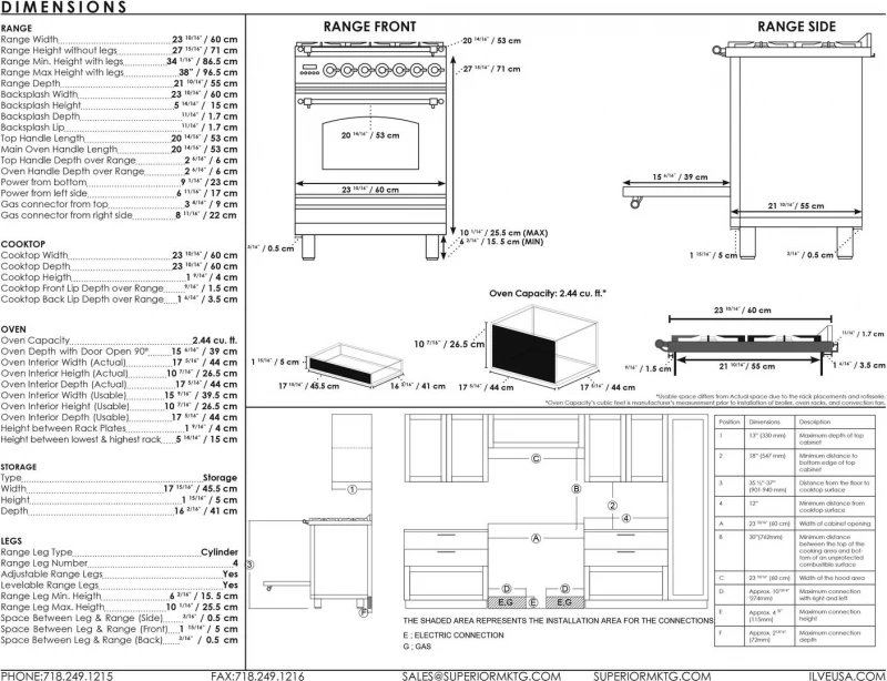 Professional Plus Series 24" Liquid Propane Freestanding Range UPW60DVGGNLP, product image 2 of 16