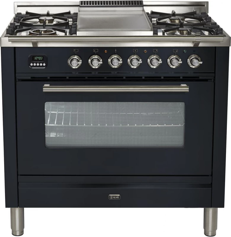 Professional Plus Series 36" Dual Fuel Natural Gas Freestanding Range UPW90FDMPM