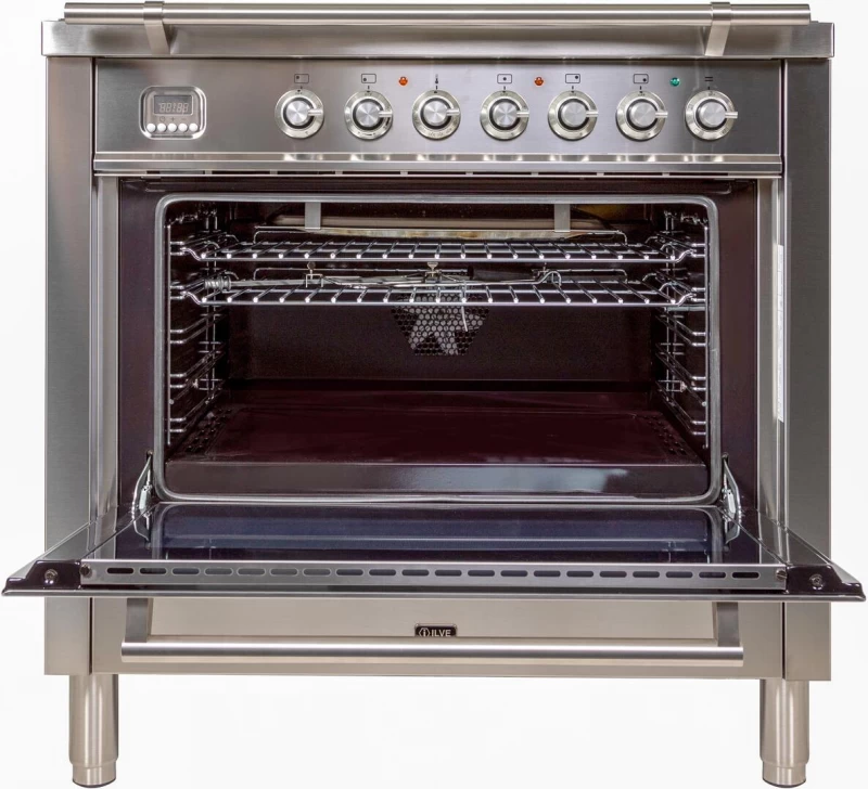 Professional Plus Series 36" Natural Gas Freestanding Range UPW90FDVGGI, product image 3 of 28