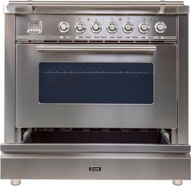 Professional Plus Series 36" Liquid Propane Freestanding Range UPW90FDVGGILP, product image 4 of 28