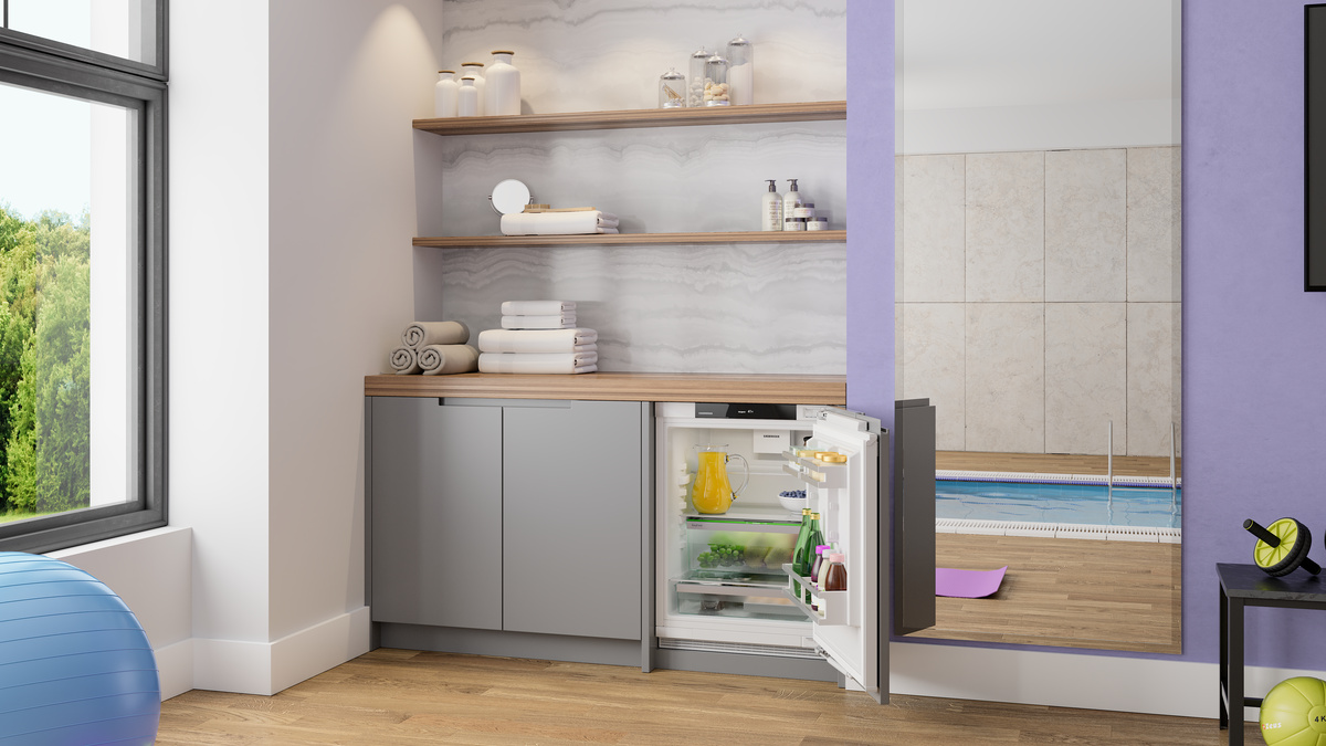 Fridge suitable for undercounter installation with EasyFresh, Right Hinged UR3750