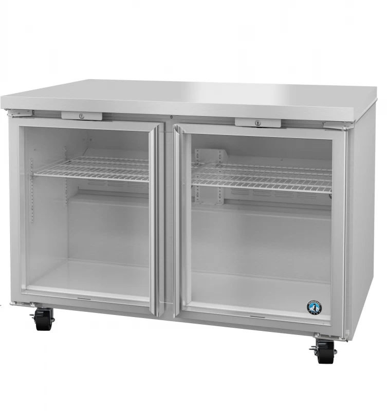 UR48B-GLP01, Refrigerator, Two Section Undercounter, Full Glass DoorTitle UR48BGLP01