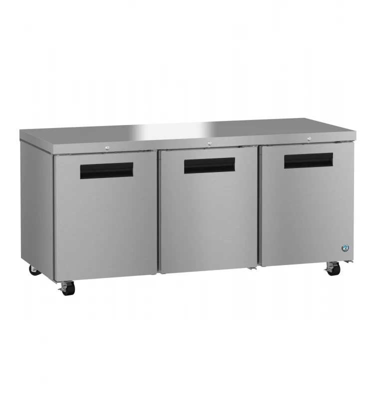 UR72B-01, Refrigerator, Three Section Undercounter, Stainless Doors with LockTitle UR72B01