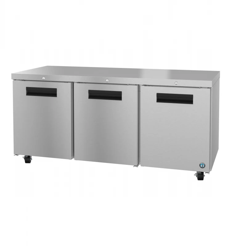 UR72B-01, Refrigerator, Three Section Undercounter, Stainless Doors with LockTitle UR72B01