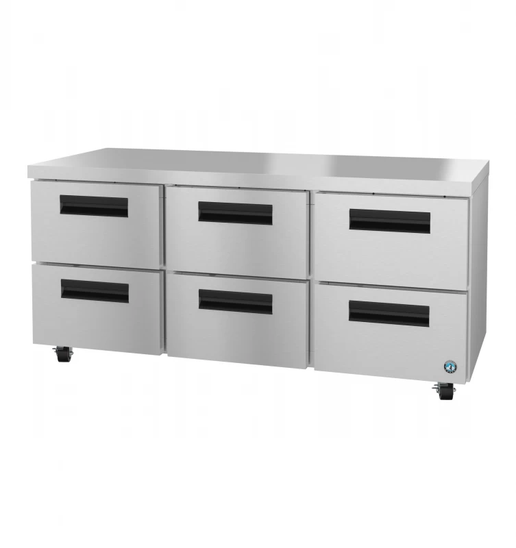 UR72B-D6, Refrigerator, Three Section Undercounter, Stainless DrawersTitle UR72BD6