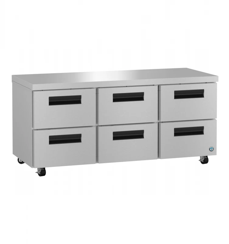 UR72B-D6, Refrigerator, Three Section Undercounter, Stainless DrawersTitle UR72BD6