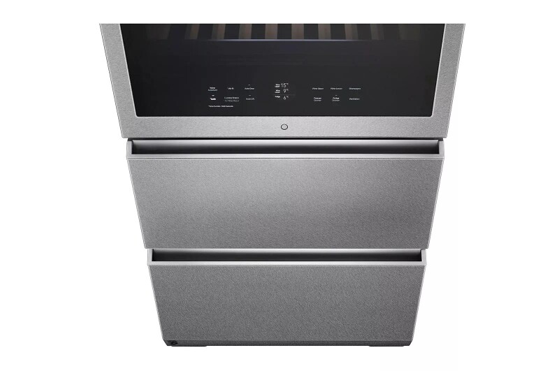 LG SIGNATURE 15 cu. ft. Smart wi-fi Enabled InstaView® Wine Cellar Refrigerator view 3