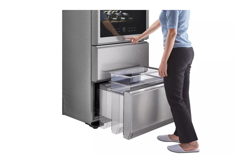 LG SIGNATURE 15 cu. ft. Smart wi-fi Enabled InstaView® Wine Cellar Refrigerator view 14