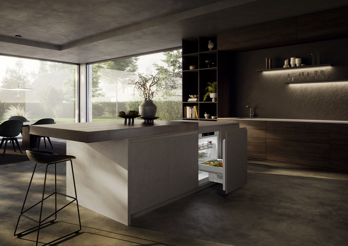 Refrigerator suitable for undercounter installation, Pull-out Hinged URP3653