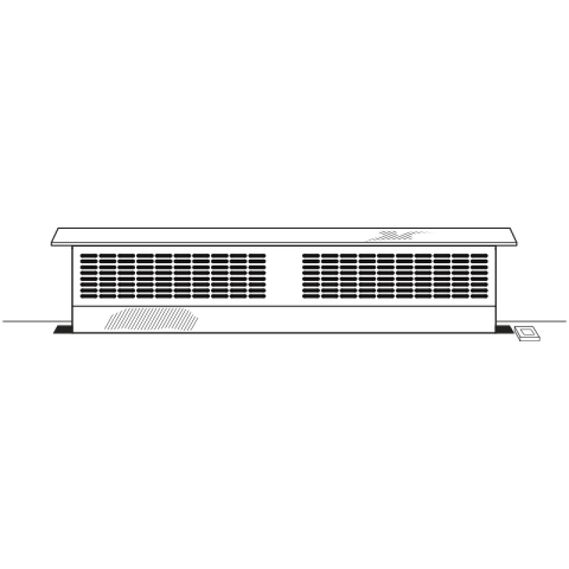 Universal 36" Telescopic Downdraft System UVB36SKSS