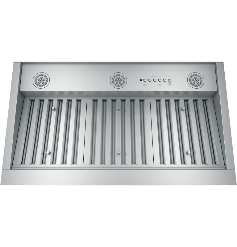 GE 36” Smart Designer Custom Insert w/ Dimmable LED Lighting Stainless Steel UVC9360SLSS Picture 1