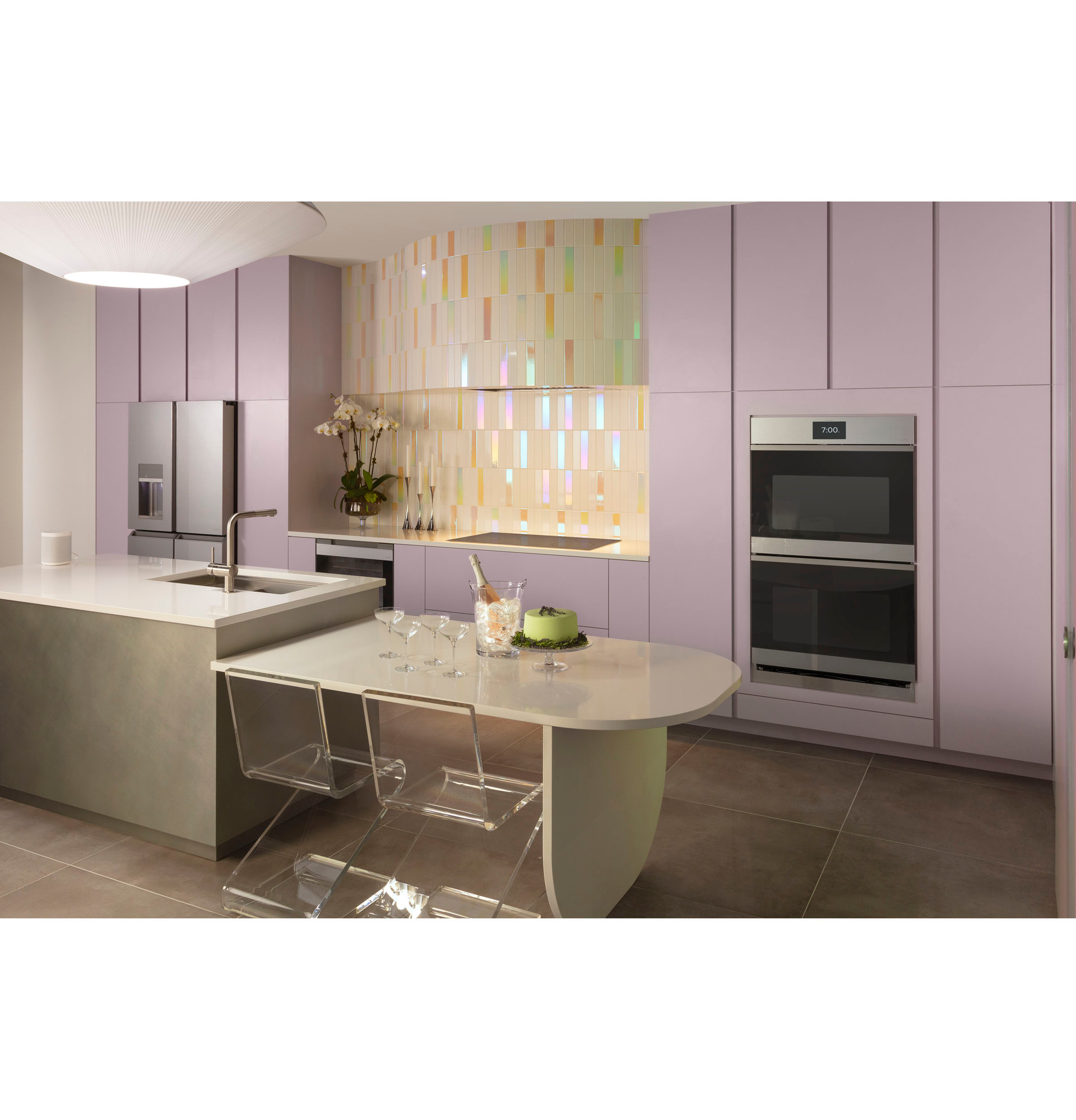 36” Smart Designer Custom Insert W/ Dimmable Led Lighting UVC9360SLSS