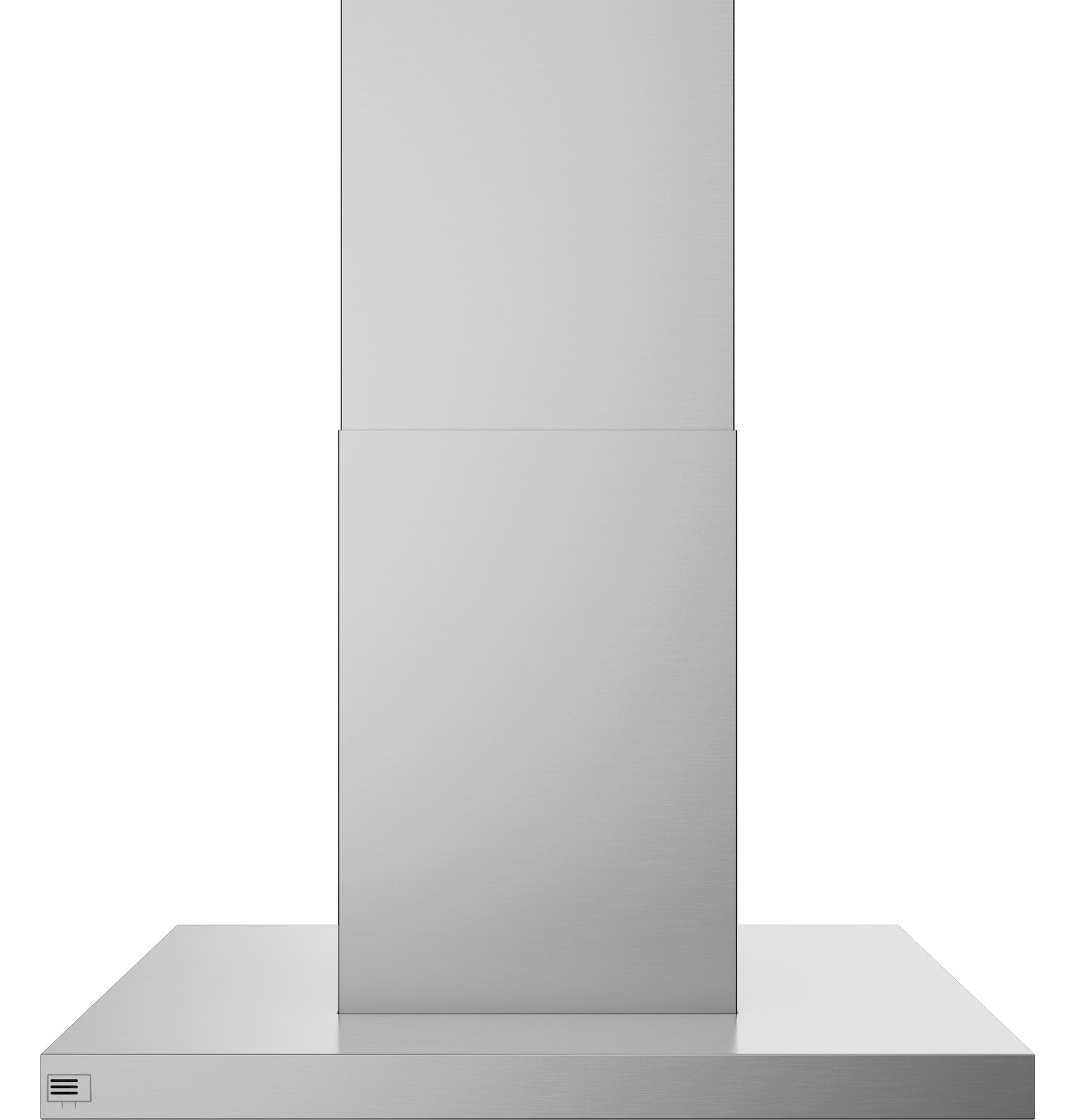 36" Designer Island-mount Chimney Vent Hood With Clean Air Sensors UVI1036SRSS