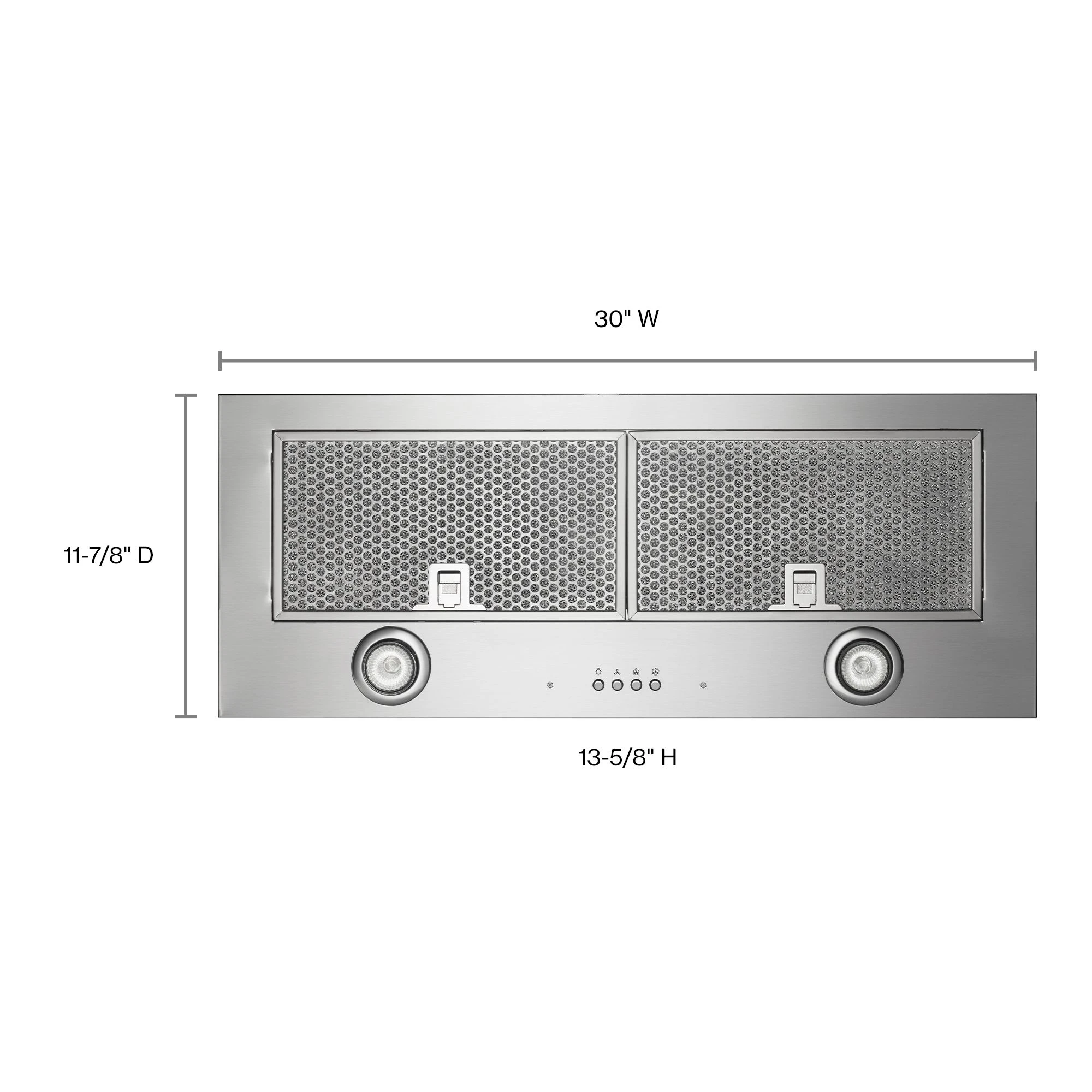 30" 400 Cfm Motor Class Custom Hood Liner UVL5430JSS