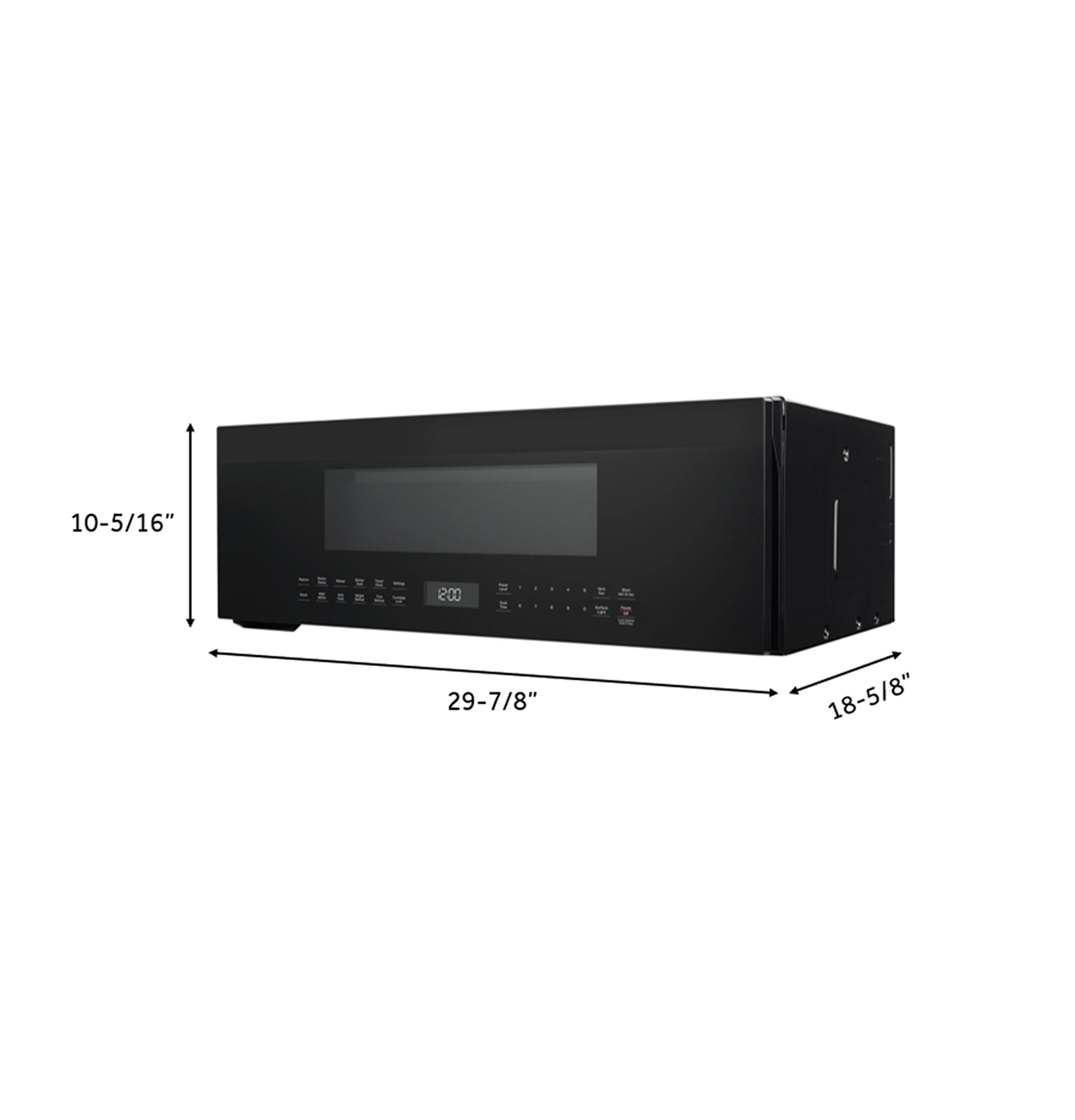 1.2 Cu. Ft. Over-the-Range Low Profile Sensor Microwave Oven view 13