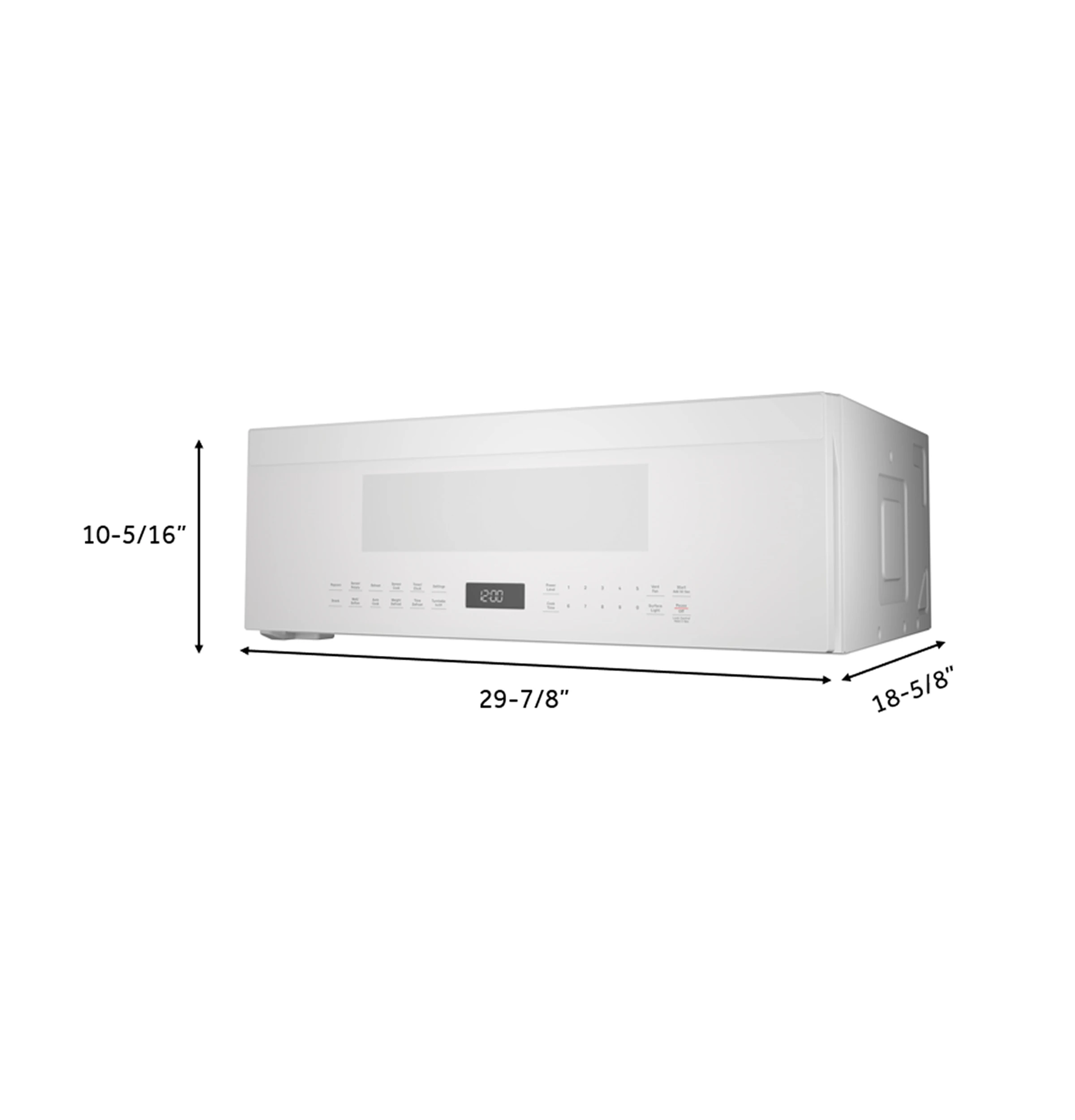 1.2 Cu. Ft. Over-the-range Low Profile Sensor Microwave Oven UVM9125DYWW