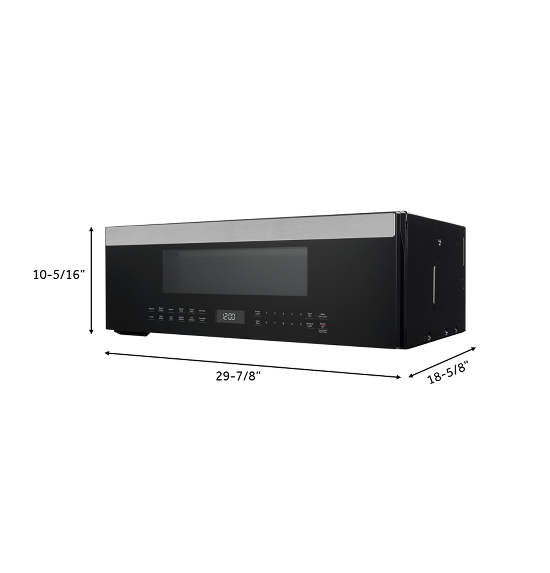 1.2 Cu. Ft. Over-the-range Low Profile Sensor Microwave Oven UVM9125STSS