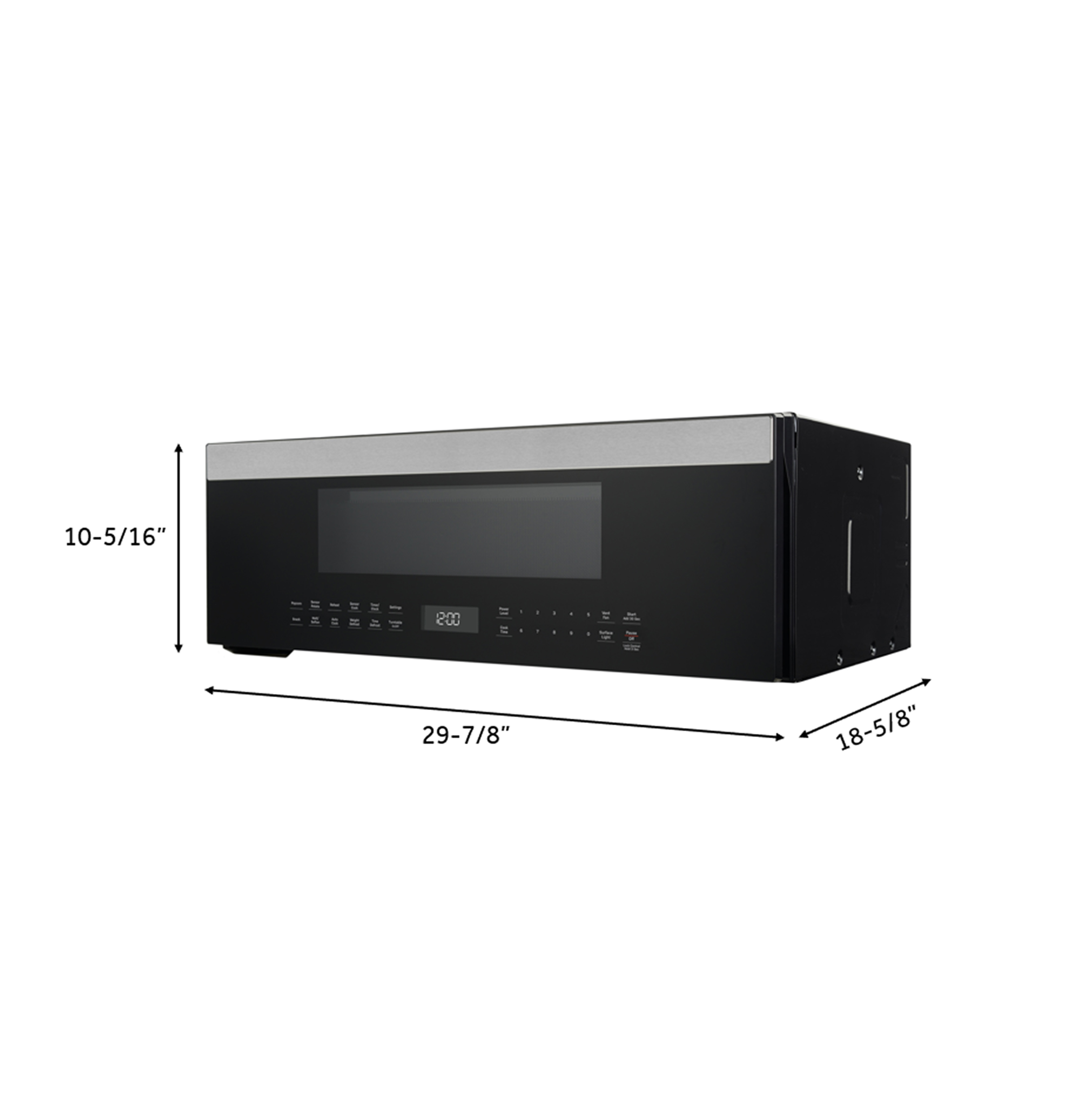 1.2 Cu. Ft. Over-the-Range Low Profile Sensor Microwave Oven UVM9125STSS