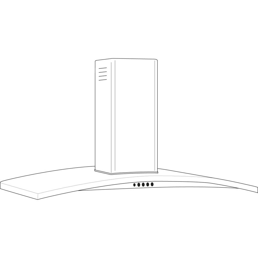 36" Wall-mount Chimney Hood UVW7361SWSS