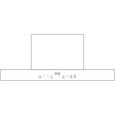 30” Smart Designer Wall Mount Hood W/ Perimeter Venting UVW9301SLSS