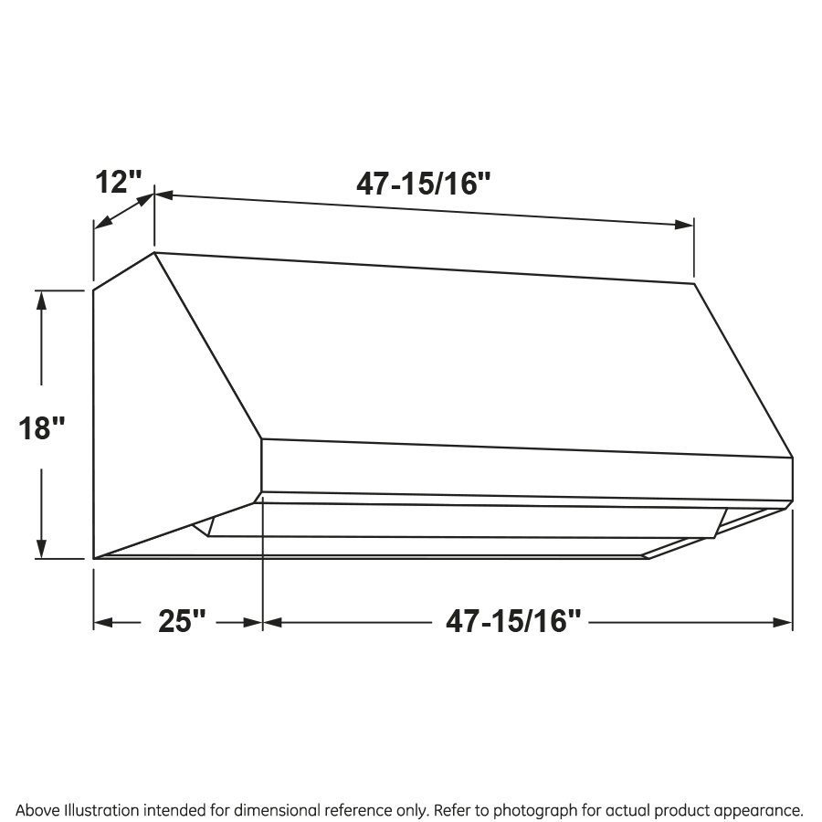 48" Professional Hood view 9