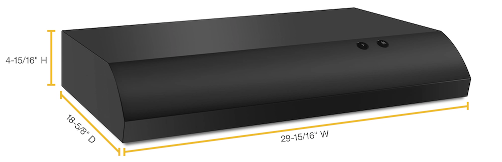 30" Range Hood With The Fit System UXT2030ADB