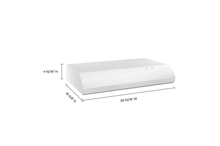 30" Range Hood with the FIT System UXT4030ADW