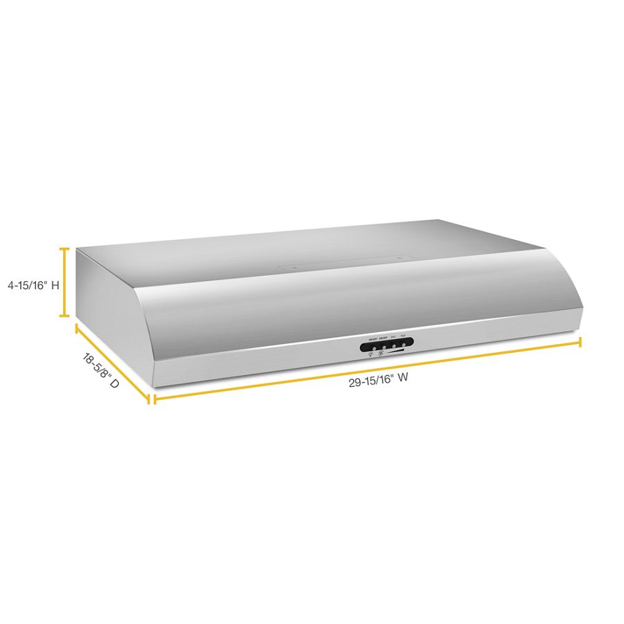 30" Range Hood with the FIT System UXT5230BDS