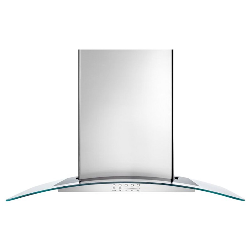 Whirlpool 36 Convertible Wall-Mount 400-CFM Glass Canopy Hood Stainless Steel UXW6536BSS Picture 1