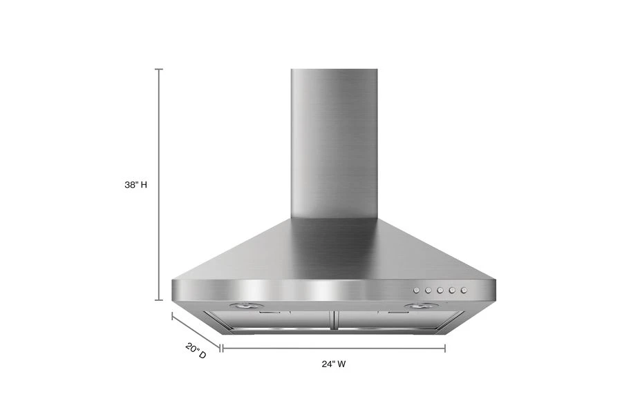 24" Wall-Mount Canopy UXW7324BSS