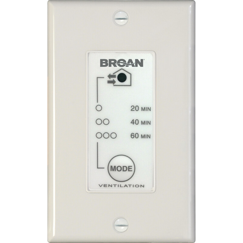 Wall control with timer for ERV and HRV units VB60W