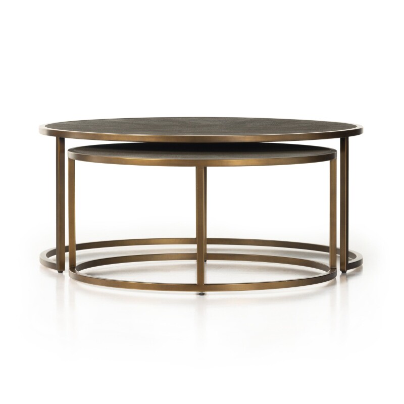 Shagreen Nesting Coffee Table - VBEN-018 VBEN018