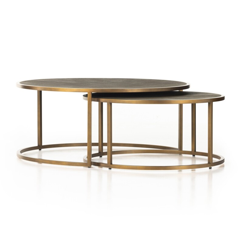 Shagreen Nesting Coffee Table - VBEN-018 VBEN018