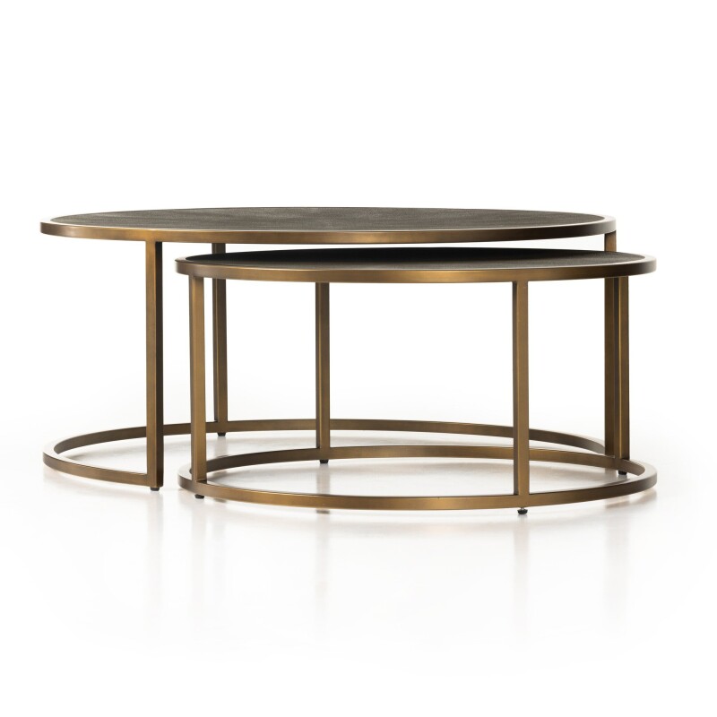 Shagreen Nesting Coffee Table - VBEN-018 VBEN018