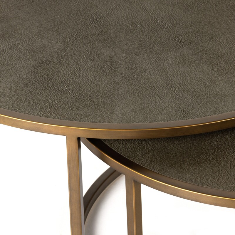 Shagreen Nesting Coffee Table - VBEN-018 VBEN018