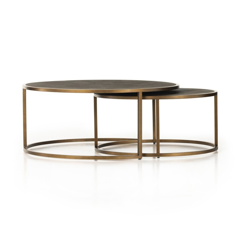 Shagreen Nesting Coffee Table - VBEN-018 VBEN018
