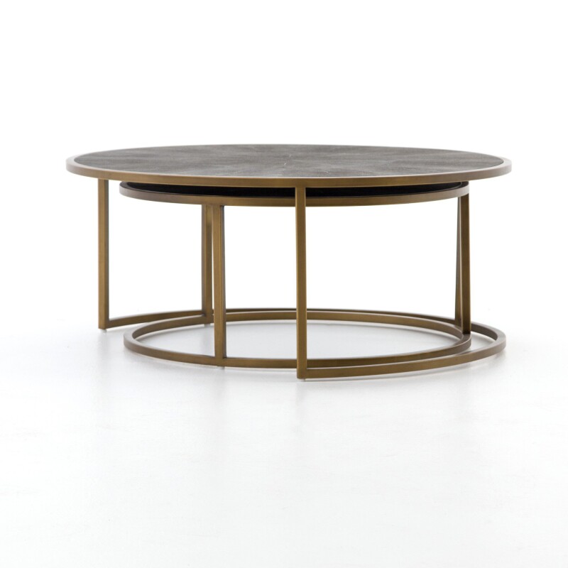 Shagreen Nesting Coffee Table - VBEN-018 VBEN018