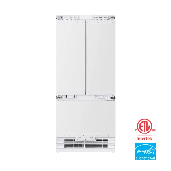 36” Width Built-in French Bottom Mount Refrigerator VBFBM1950EWE