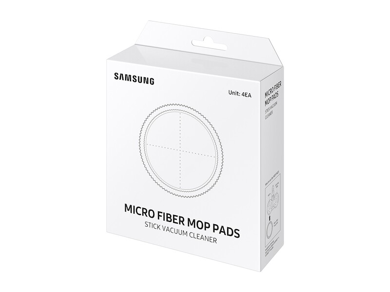 Jet Stick Spinning Sweeper Microfiber Pads (4 Pack) VCASPW90