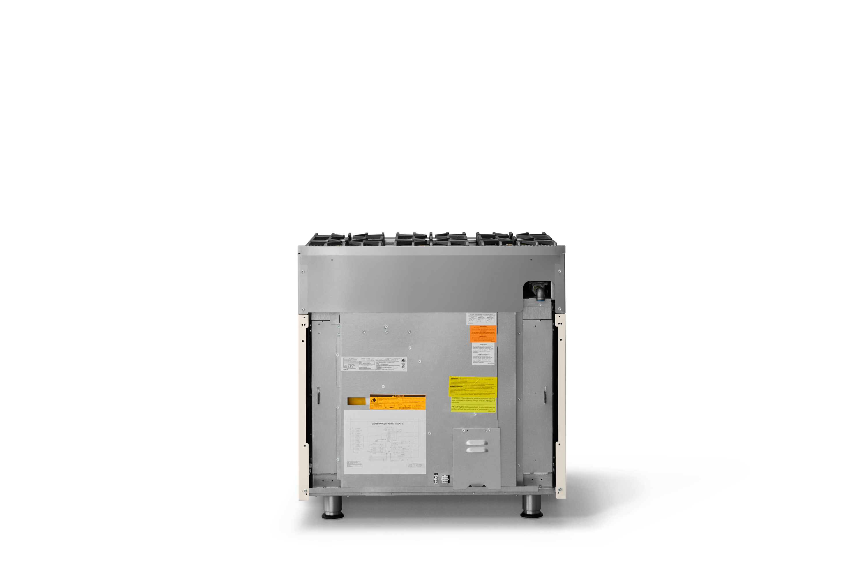 36"W. Dual Fuel Range VDR5366BPW