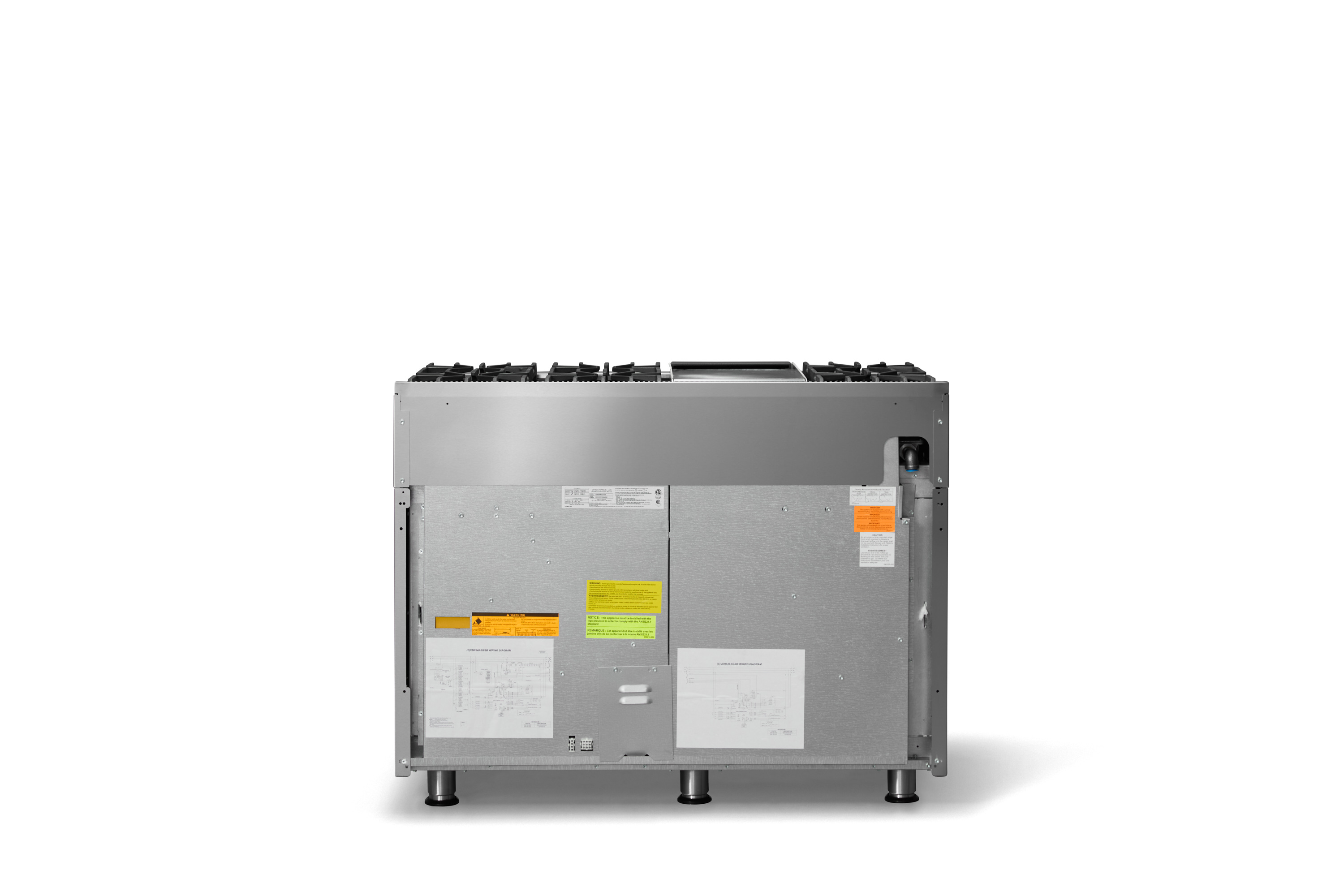 48"W. Dual Fuel Range VDR5486GSSLP