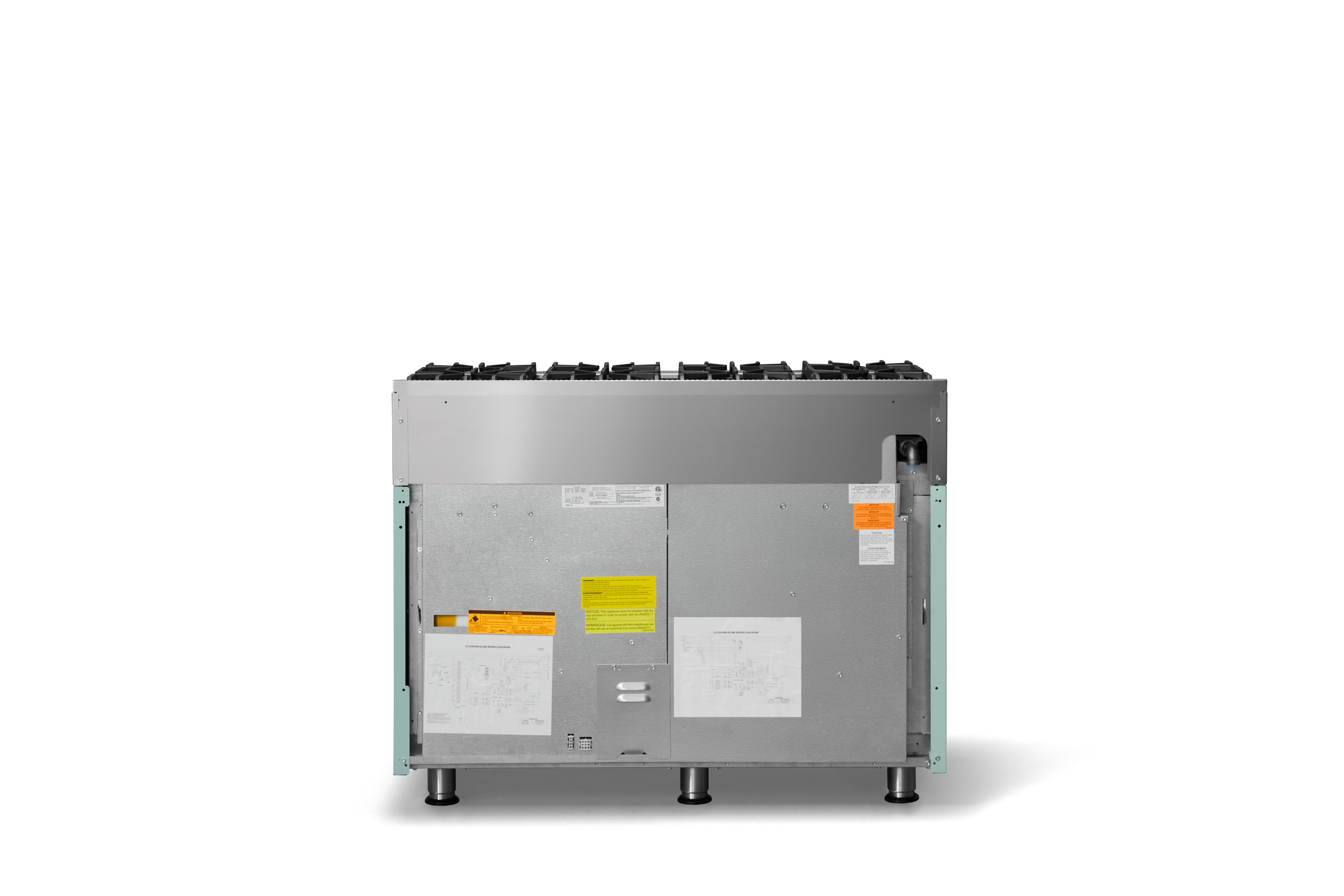 48"W. Dual Fuel Range VDR5488BSPLP