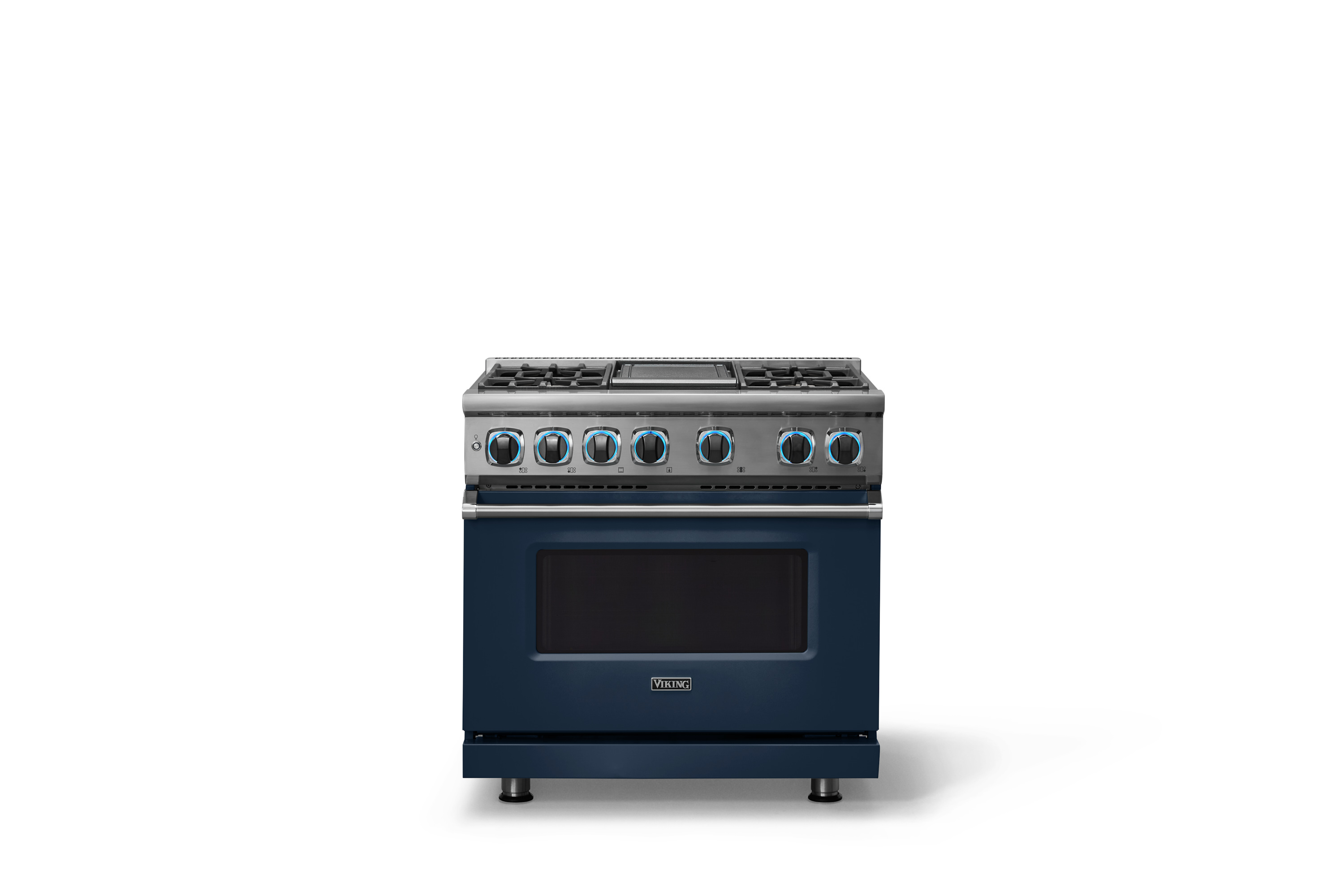 36"W. Dual Fuel Range VDR73624GSBLP